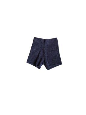 Skims Black Fuzzy Shorts